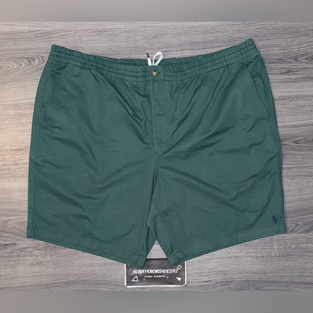 Polo Ralph Lauren Men's Big & Tall Classic Fit Prepster Shorts Green 2XLT